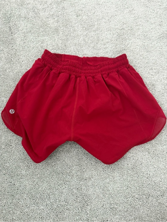 lululemon athletica Pants - lululemon athletica red Hotty Hot shorts